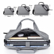 Sacoche Ordinateur Portable Tissu Oxford Résistante et Confortable Taille 13 Pouces Couleur Gris Foncé - www.yonis-shop.com