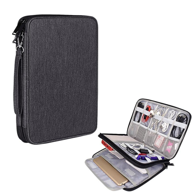 Sacoche Ordinateur Portable Imperméable Multi-Usage Avec Double Couche Et Design Robuste En Nylon - www.yonis-shop.com