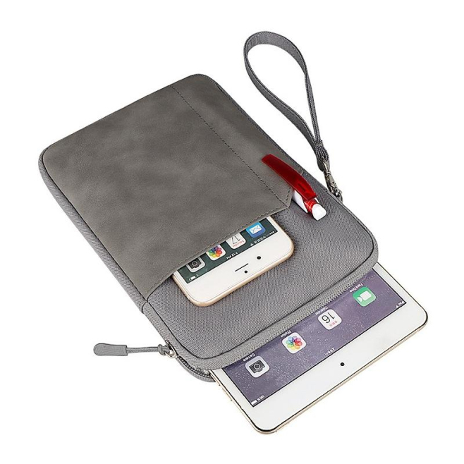Sacoche Ordinateur Portable Étanche En Feutre Pour Tablette 8 Pouces Protection Douce Et Légère Avec Dragonne Amovible - www....