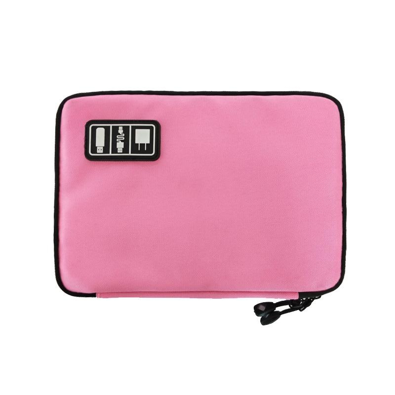 Sacoche Ordinateur Portable Rose Imperméable Avec Poches De Rangement