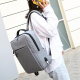 Sacoche Ordinateur Portable Grande Capacité Imperméable Avec Port USB Pour Laptop 15.6 Pouces - www.yonis-shop.com