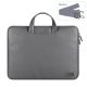 Sacoche Ordinateur Portable Imperméable En Cuir PU Pour Laptop 15 Pouces Doublure Douce Résistante Aux Rayures Facile À Netto...