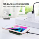 Chargeur Sans Fil 3 En 1 Portable Compact et Léger Pour iPhone Air Pods et iWatch Avec Design Magnétique et Interfaces Lightn...