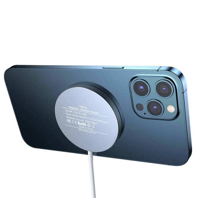 Chargeur Sans Fil Magnétique 15W Max Pour iPhone Compatible Charge Rapide PD3.0 - www.yonis-shop.com