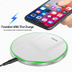 Chargeur Sans Fil Ultra-Mince 20W en Métal Miroir Blanc Avec Efficacité Qi et Câble Type-C Inclus - www.yonis-shop.com