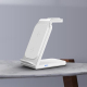 Chargeur Sans Fil Vertical 3 en 1 en Métal Argenté Compact et Efficace pour Téléphones AirPods et Apple Watch - www.yonis-sho...