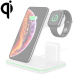 Chargeur Sans Fil Magnétique Vertical Avec Lumière Tactile Pour Téléphones Mobiles Montres Et Écouteurs Apple Chargement Simu...
