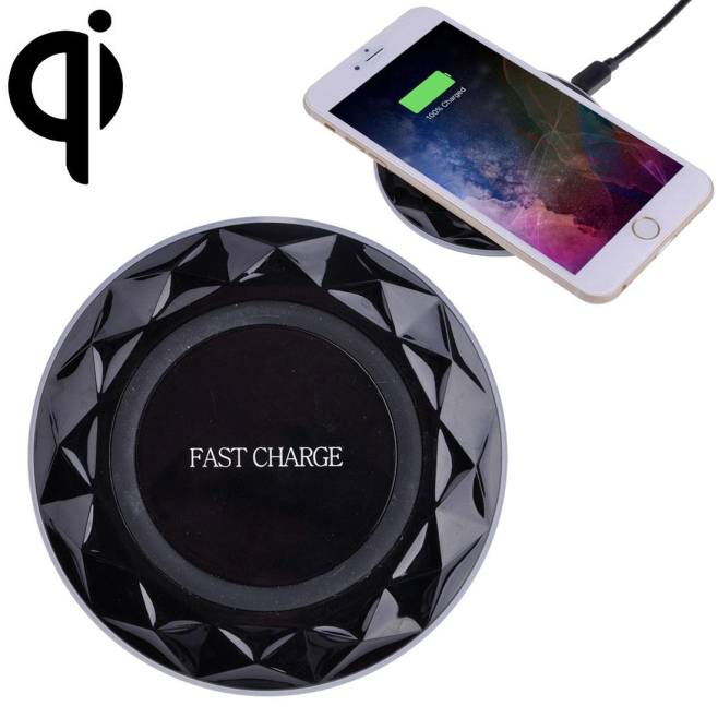 Chargeur Sans Fil Rapide Qi Standard Compatible iPhone Samsung Huawei Protection Température et Surtension Câble 1m - www.yon...