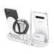 Chargeur Sans Fil Multi-Function Pour Téléphones Apple Watch Et Airpods Avec Support Et Lampe De Bureau Pliable - www.yonis-s...
