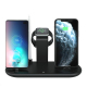Chargeur Sans Fil Multi-Function Pour Téléphones Apple Watch Et Airpods Avec Support Et Lampe De Bureau Pliable - www.yonis-s...