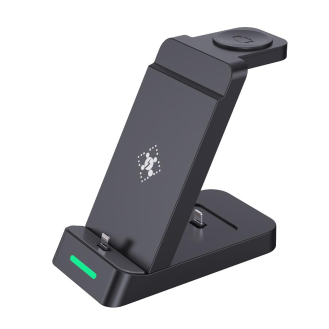 Chargeur Sans Fil 3 en 1 Station de Charge pour iPhone Apple Watch et AirPods - Design Élégant et Pratique - www.yonis-shop.com