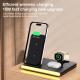 Chargeur Sans Fil Magnétique Pliable 4 en 1 avec Lumière d'Ambiance Charge Simultanée de 3 Appareils - www.yonis-shop.com