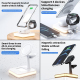 Chargeur Sans Fil 3 en 1 15W à Induction Électromagnétique avec Support Rotatif 360° - www.yonis-shop.com