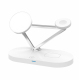 Chargeur Sans Fil Magnétique 5 en 1 Ultra Rapide Pour iPhone Apple Watch Air Pods Avec Lampe LED Réglable et Chargement Multi...