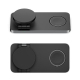 Chargeur Sans Fil 3 En 1 Pliable Et Magnétique Pour Apple Watch iPhone Et Air Pods Design Compact Et Léger Parfait Pour Voyag...
