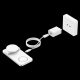 Chargeur Sans Fil 3 En 1 Pliable Et Magnétique Pour Apple Watch iPhone Et Air Pods Design Compact Et Léger Parfait Pour Voyag...