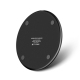 Chargeur Sans Fil Universel 10W Aluminium Alliage Avec Câble 1m Noir Chargement Rapide iPhone Android Détection Intelligente ...