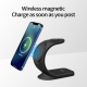 Chargeur Sans Fil 3 En 1 Magnétique Avec Support Vertical Pour iPhone iWatch Et AirPods Chargement Rapide Et Sécurisé - www.y...