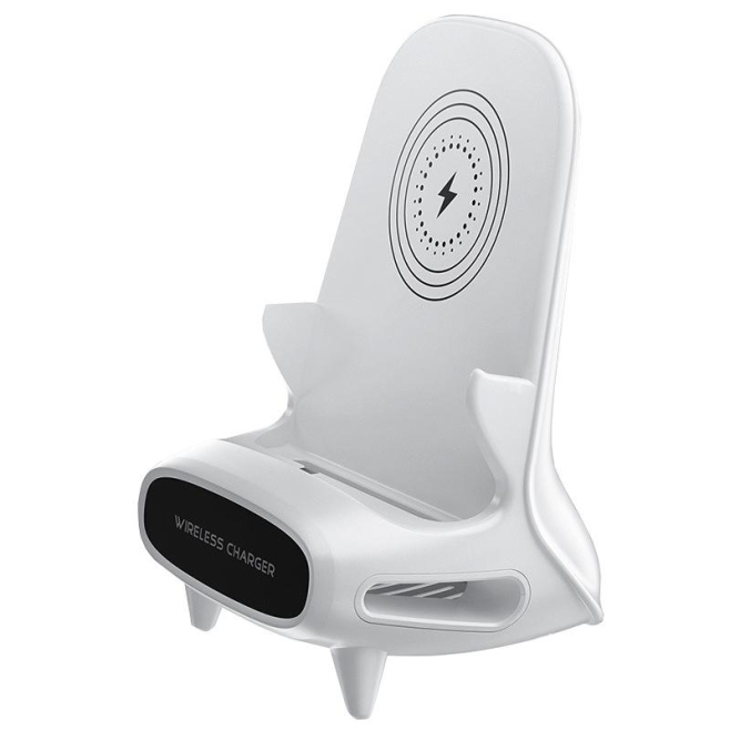 Chargeur Sans Fil Vertical Rapide 15W Pour Téléphones Et Tablettes De 4.5 À 11 Pouces Design Stable Et Son Immersif - www.yon...