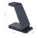 Chargeur Sans Fil 3 En 1 15W Pour Téléphone Montre Et Écouteurs Design Vertical - www.yonis-shop.com