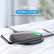 Chargeur Sans Fil Ultra-Mince 15W Pour Smartphones Compatibles Qi Design Compact Et Portable - www.yonis-shop.com