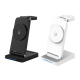 Chargeur Sans Fil 3 en 1 Magnétique Pliable Station de Charge Rapide Pour Téléphone Écouteurs Montre - www.yonis-shop.com