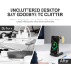Chargeur Sans Fil 3 en 1 Magnétique Pliable Station de Charge Rapide Pour Téléphone Écouteurs Montre - www.yonis-shop.com