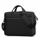 Sacoche Ordinateur Portable 17 Pouces Imperméable et Résistante aux Chocs avec Bandoulière Réglable et Rangement Multicouche ...
