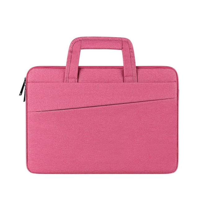 Sacoche Ordinateur Portable Étanche 15.6 Pouces Rose Multi-Compartiments Résistante et Anti-Vol - www.yonis-shop.com