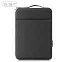 Sacoche Ordinateur Portable 15-16.7 Pouces Protection Antichoc avec Poignée Portable et Rangement Supplémentaire - www.yonis-...