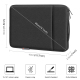 Sacoche Ordinateur Portable 15-16.7 Pouces Protection Antichoc avec Poignée Portable et Rangement Supplémentaire - www.yonis-...