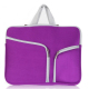 Sacoche Ordinateur Portable 17 Pouces Rose Multi-Poches en Matériau Plongée avec Poignées Rétractables - www.yonis-shop.com