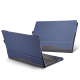 Sacoche Ordinateur Portable 16 Pouces Cuir Anti-Chute Bleu Foncé Protection Maximale Confort Thermique - www.yonis-shop.com