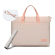 Sacoche Ordinateur Portable 15-16 Pouces Ultra-Fine Étanche Avec Compartiment Anti-Choc Et Bretelle Amovible Pour Voyage Facile