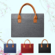 Sacoche Ordinateur Portable Rouge 15.6 Pouces Tissu Oxford Léger et Résistant à l'Eau avec Poignée PU - www.yonis-shop.com