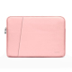 Sacoche Ordinateur Portable Cuir PU Rose Double Couche Étanche Résistante Taille 16/17 Pouces