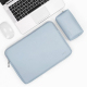 Sacoche Ordinateur Portable Cuir PU Bleu Ciel Étanche Résistante Aux Chocs Jusqu'à 17 Pouces