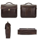 Sacoche Ordinateur Portable En Cuir Véritable Multifonctionnelle Pour Homme Avec Grande Capacité Et Sangle Ajustable - www.yo...