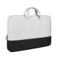Sacoche Ordinateur Portable Étanche 15.6 Pouces Tissu Jacquard Léger et Résistant Protection Antichoc Rangement Multi-Compart...