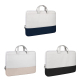 Sacoche Ordinateur Portable Étanche 15.6 Pouces Tissu Jacquard Léger et Résistant Protection Antichoc Rangement Multi-Compart...