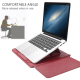 Sacoche Ordinateur Portable Étanche Universelle 4 en 1 avec Poignée Support Porte-Stylo et Accessoires Pour Laptop 13 14 Pouc...