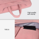Sacoche Ordinateur Portable Étanche En Cuir PU Pour Laptop 15.6 Pouces Avec Sangle Portable Et Protection Complète - www.yoni...