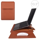 Sacoche Ordinateur Portable En Cuir PU Pour 13.3 Pouces Support Ergonomique Protection Optimale - www.yonis-shop.com