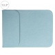Sacoche Ordinateur Portable 13.3 Pouces Imperméable En Cuir PU Et Nylon Polyvalente Pour MacBook Samsung Lenovo Et Plus - www...