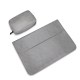Sacoche Ordinateur Portable En Cuir PU Résistante Étanche Et Antichoc Pour Laptop 13.3 Pouces Avec Pochette Supplémentaire - ...