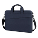Sacoche Ordinateur Portable 15.6 Pouces Imperméable En Tissu Oxford Bleu Marine Grande Capacité Avec Protection Rembourrée Et...