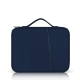 Sacoche Ordinateur Portable 12.9-13 Pouces Tissu Cuir Vert Grande Capacité Protection Chocs Design Portable