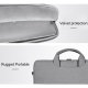 Sacoche Ordinateur Portable Imperméable Tissu Oxford Pour Laptop 13.3 Pouces Grande Capacité et Protection Renforcée - www.yo...