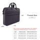 Sacoche Ordinateur Portable Imperméable Antirayures Antivol Grande Capacité Pour Voyage Et Affaires Couleur Bleu Marine - www...
