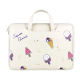 Sacoche Ordinateur Portable 13.3 Pouces Grande Capacité Antichoc Motif Glace Matériau PU
